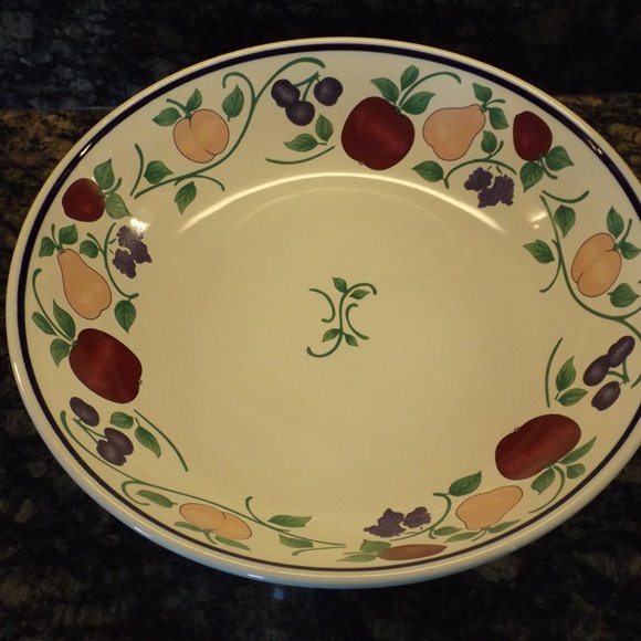 Princess House Orchard Medley Large Pasta Bowl - Picture 2 of 6